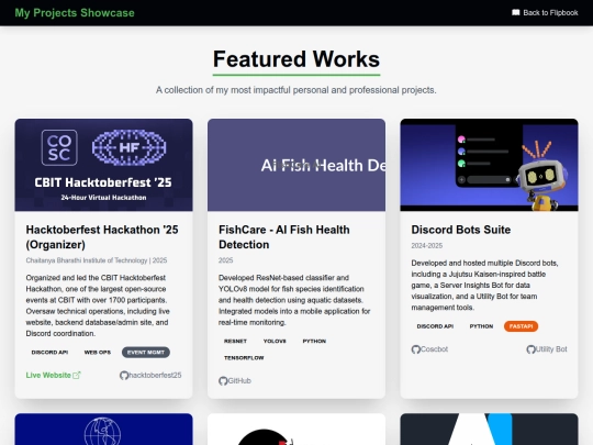 projects screenshot