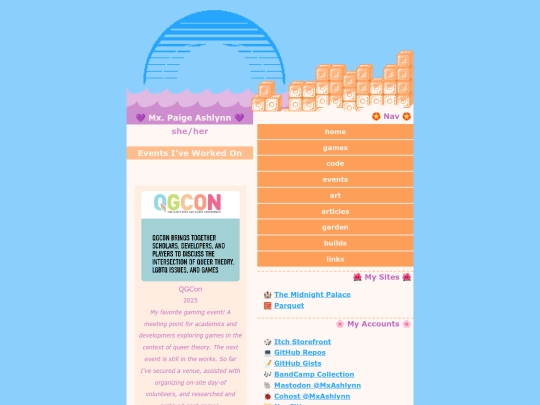 events screenshot