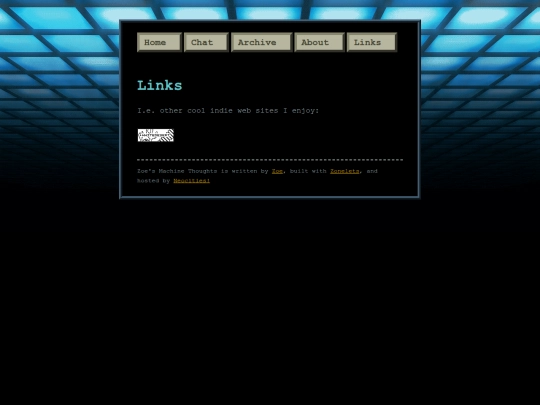links screenshot