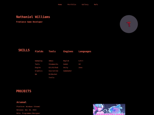 portfolio screenshot