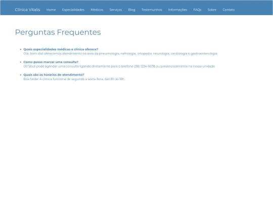 webII/faqs screenshot