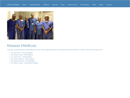 webII/medicos screenshot