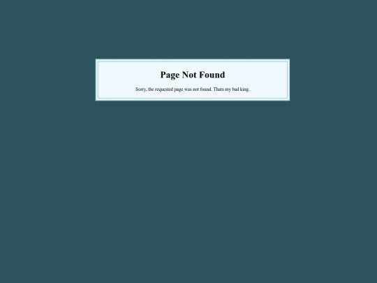 not_found screenshot