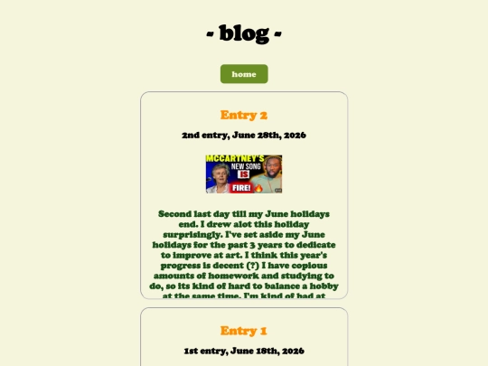 blog screenshot