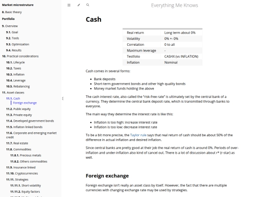 portfolio/cash screenshot