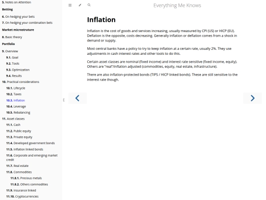 portfolio/inflation screenshot