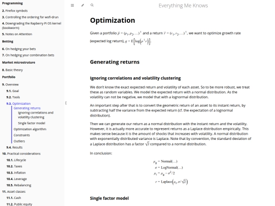 portfolio/optimization screenshot
