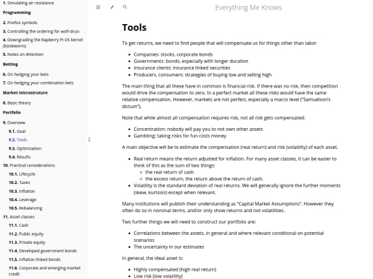 portfolio/tools screenshot