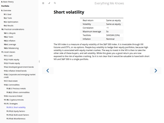 portfolio/volatility screenshot
