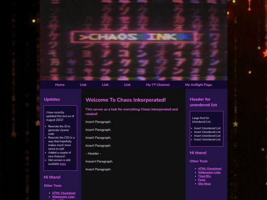index screenshot
