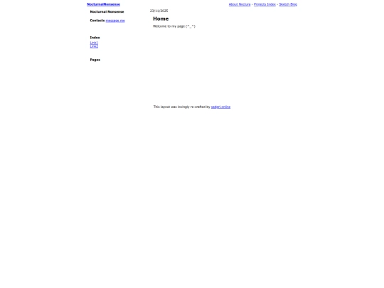 index screenshot