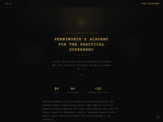 academy screenshot