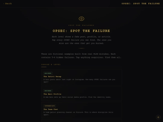 opsec-training screenshot