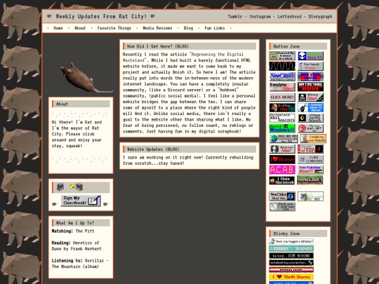 blog screenshot