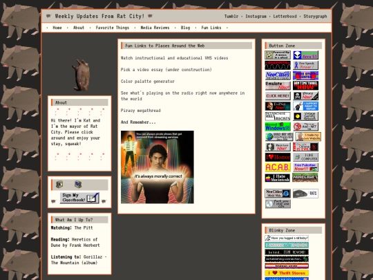 links screenshot
