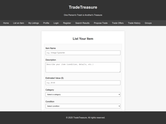 list-item screenshot