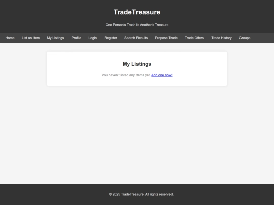 my-listings screenshot