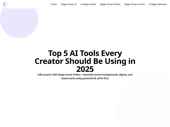 top-5-ai-tools-for-creators-2025 screenshot