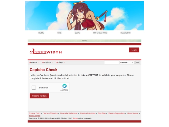 blog screenshot