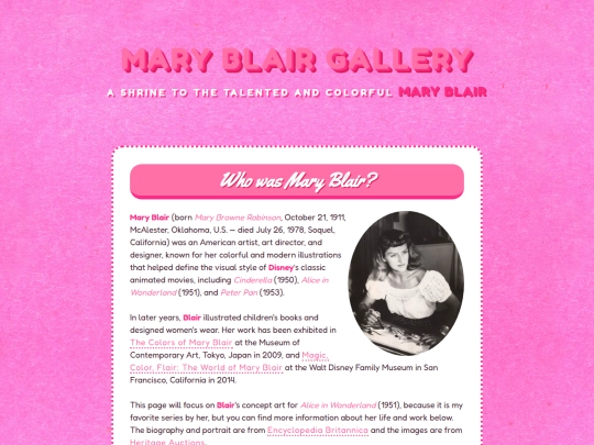 shrines/mary-blair screenshot