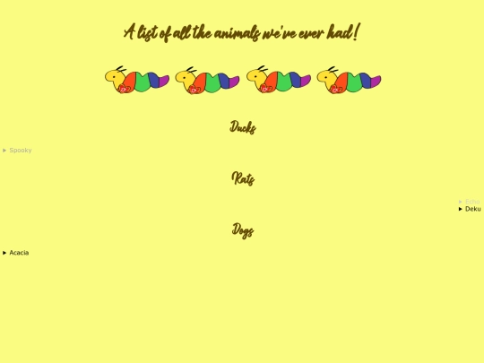 animals screenshot