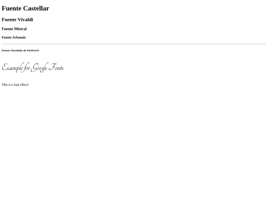FuentesVinculadas screenshot