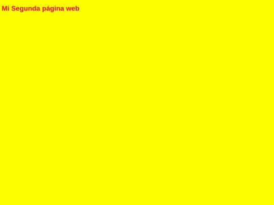MiSegundaPagina screenshot