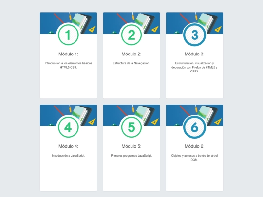 rotating-card screenshot