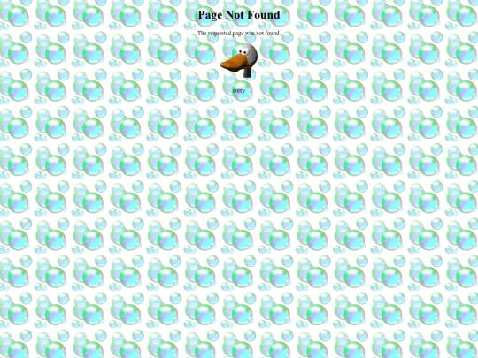 not_found screenshot