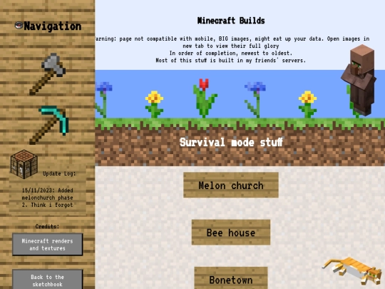 sketchbook/minecraft screenshot