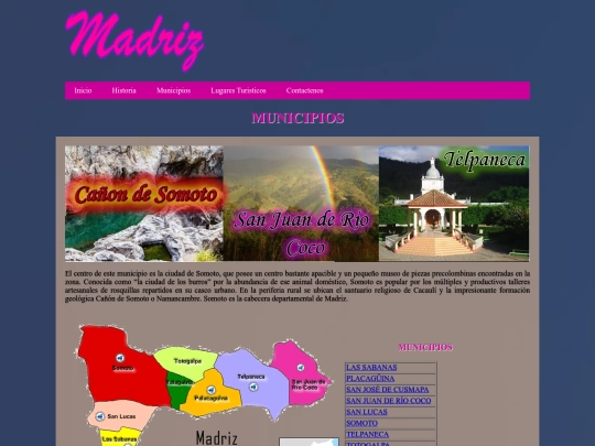 municipios screenshot