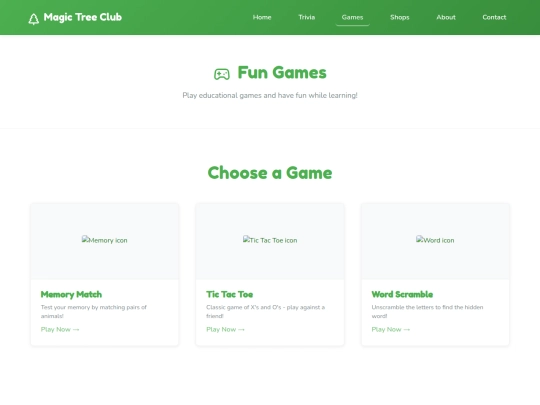 games screenshot