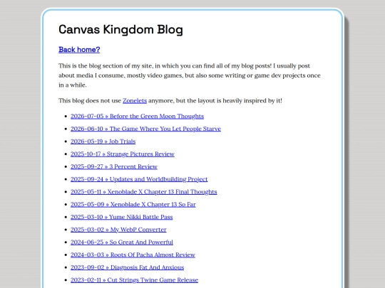 blog screenshot