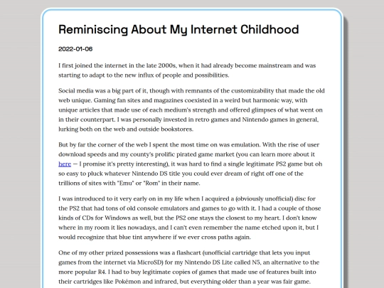 blog/posts/2022-01-06-reminiscing-about-my-internet-childhood screenshot