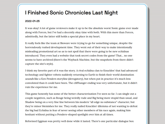 blog/posts/2022-01-25-i-finished-sonic-chronicles-last-night screenshot