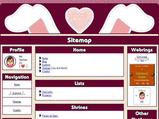 sitemap screenshot