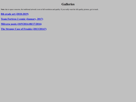 galleries screenshot