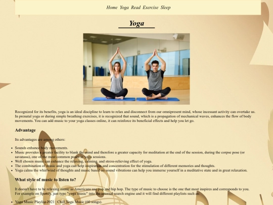 HealthMusic/yoga screenshot