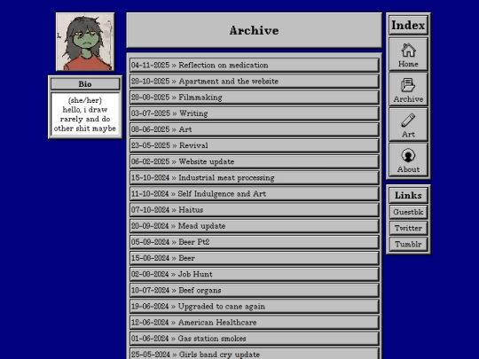 archive screenshot