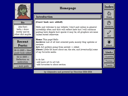 index screenshot