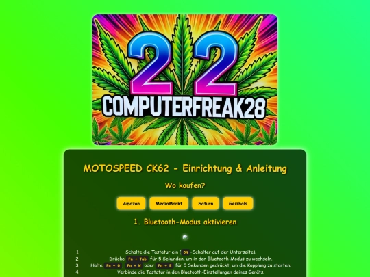 MotoSpeed.CK62.Anleitung screenshot