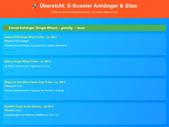 e.scooter.anhanger.sitze screenshot