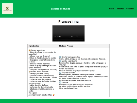 francesinha screenshot