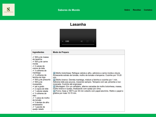 lasanha screenshot
