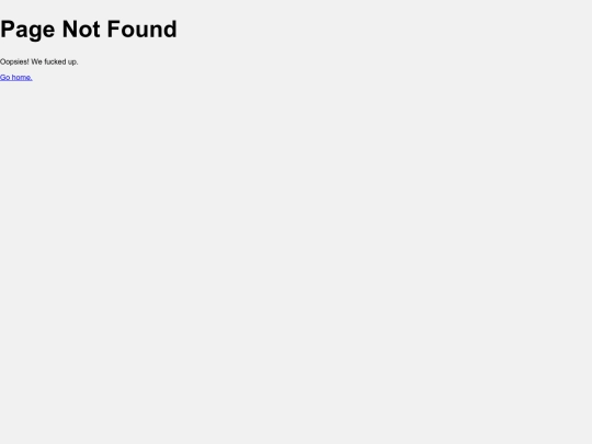 not_found screenshot