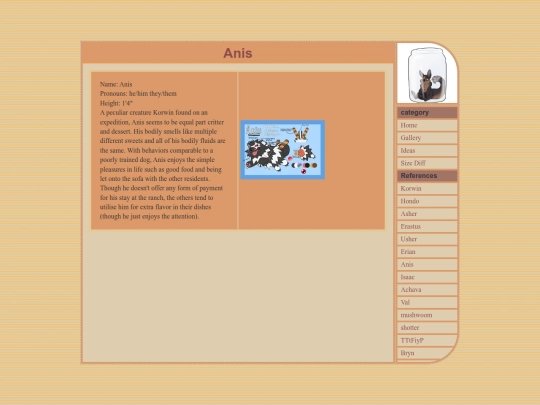 ref pages/anisref screenshot