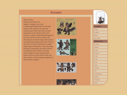 ref pages/korwinref screenshot