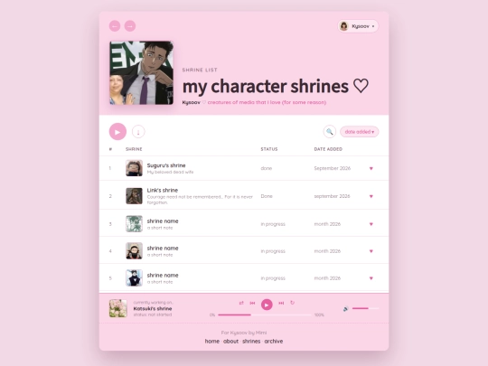 Shrinelistch screenshot