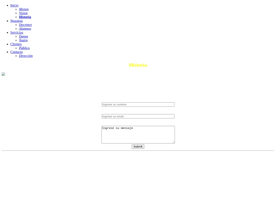 proyecto final de profcesar/Historia screenshot