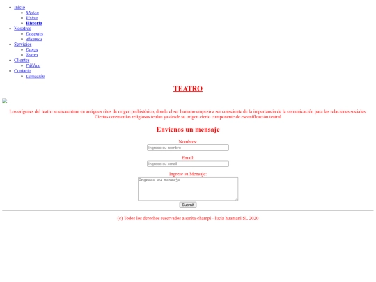proyecto final de profcesar/Teatro screenshot